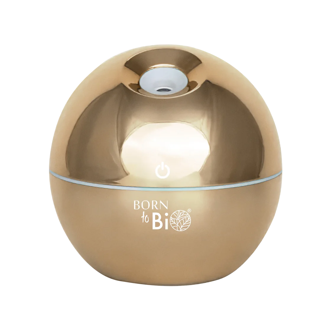 Humidificateur & diffuseur d'huiles essentielles aspect doré