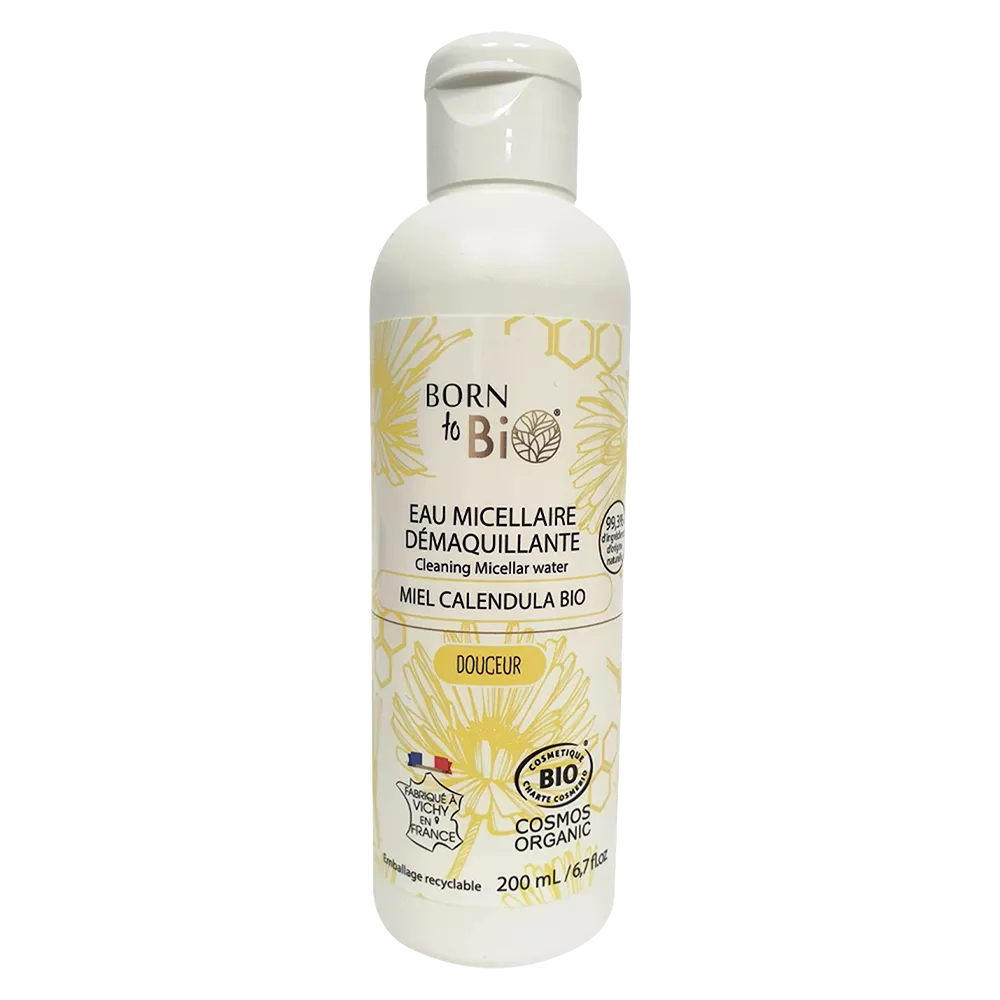 Calendula Honey Micellar Makeup Remover Water 200mL - Certified organic-0