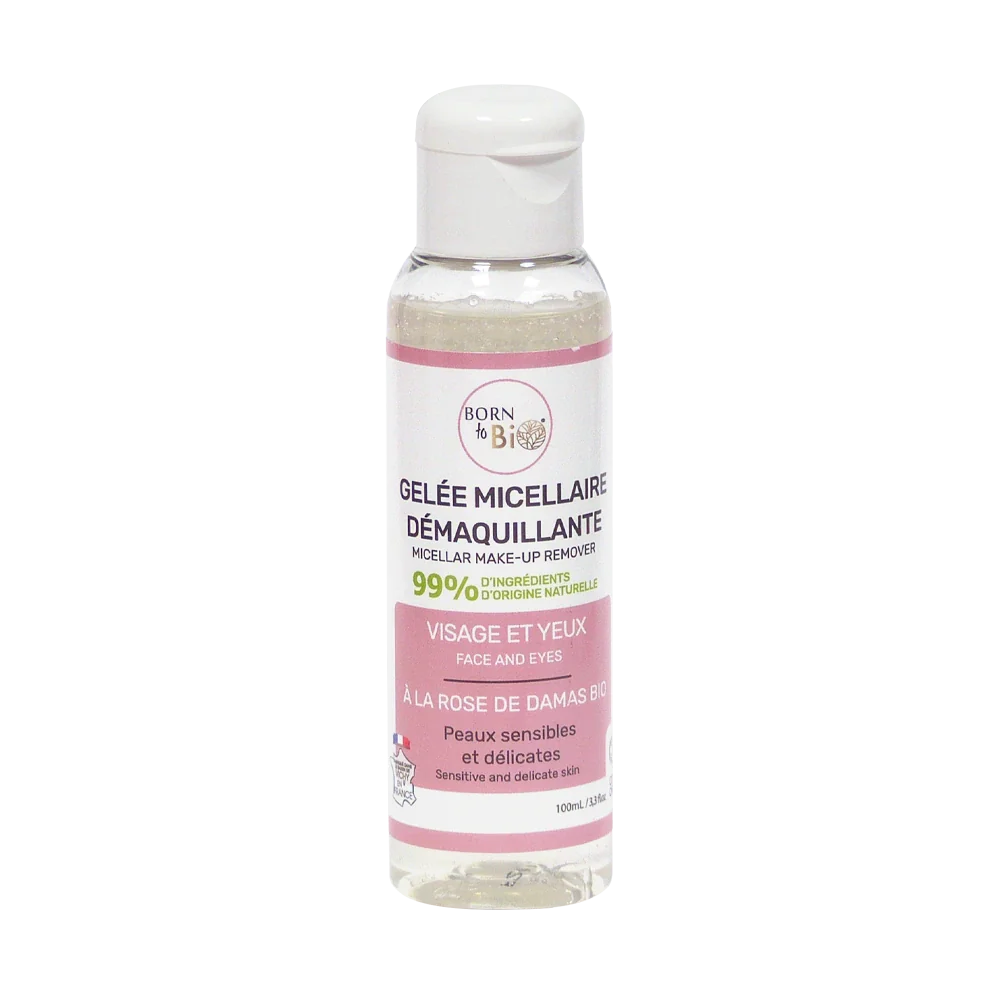 Gelée micellaire démaquillante - À la Rose de Damas Certifiée Bio-0