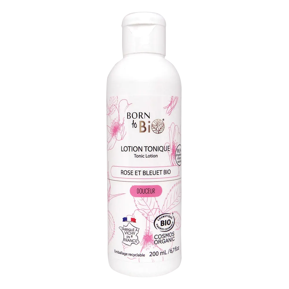 Lotion Tonique Rose et Bleuet - Certifiée bio-0