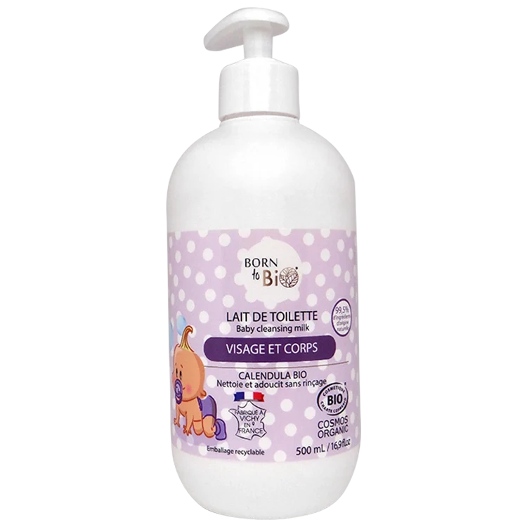 Lait de Toilette pour Bébé 500mL - Certifié bio-0