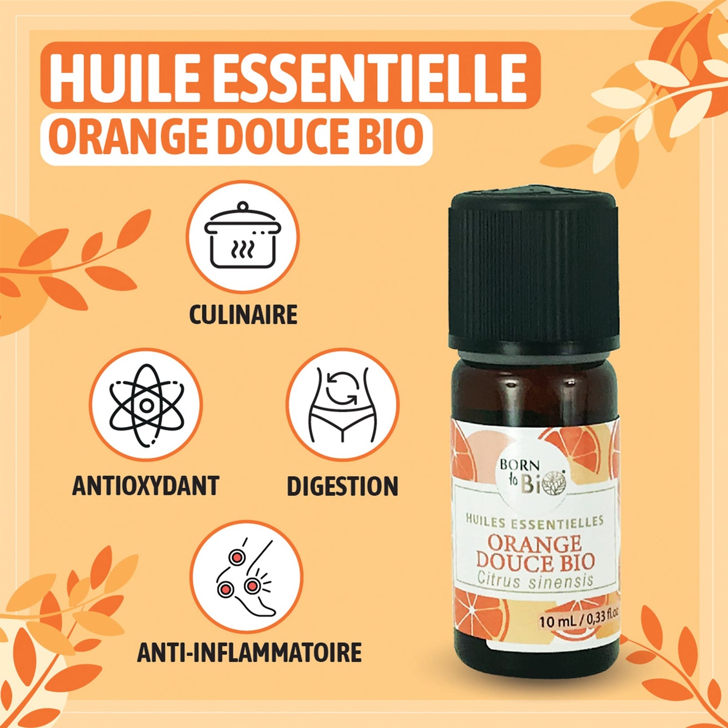 Huile essentielle Orange douce Certifiée Bio-1