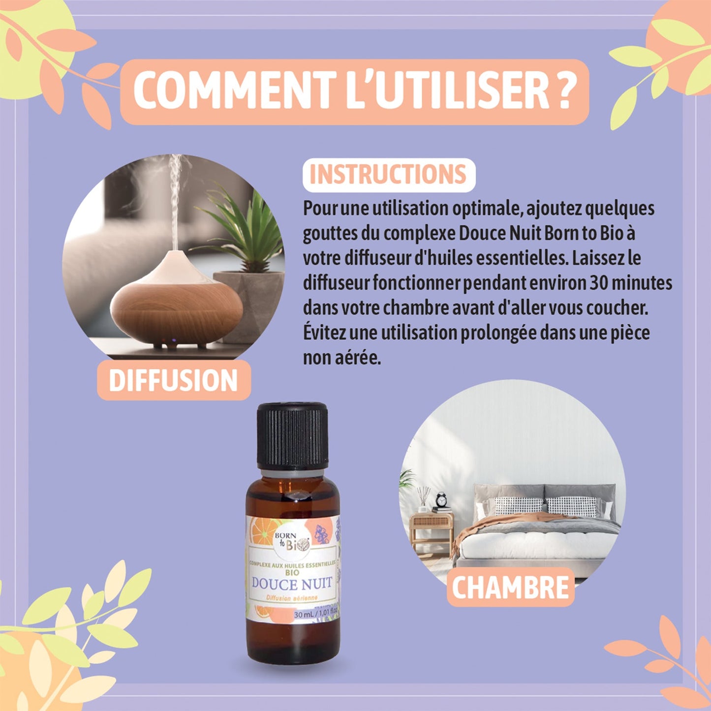 Douce nuit - Complexe aux huiles essentielles Certifiées Bio-4