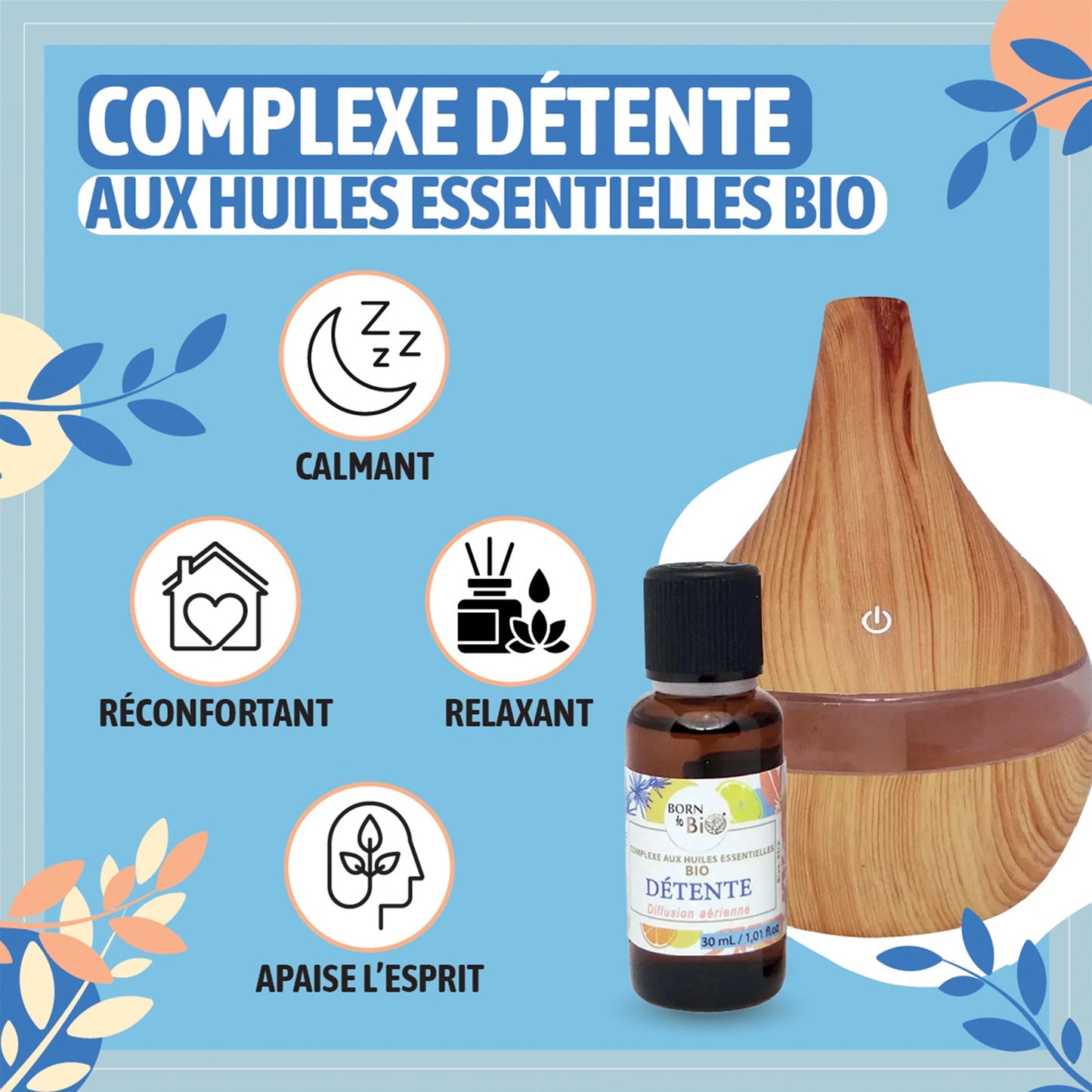 Détente - Complexe aux huiles essentielles Certifiées Bio-1