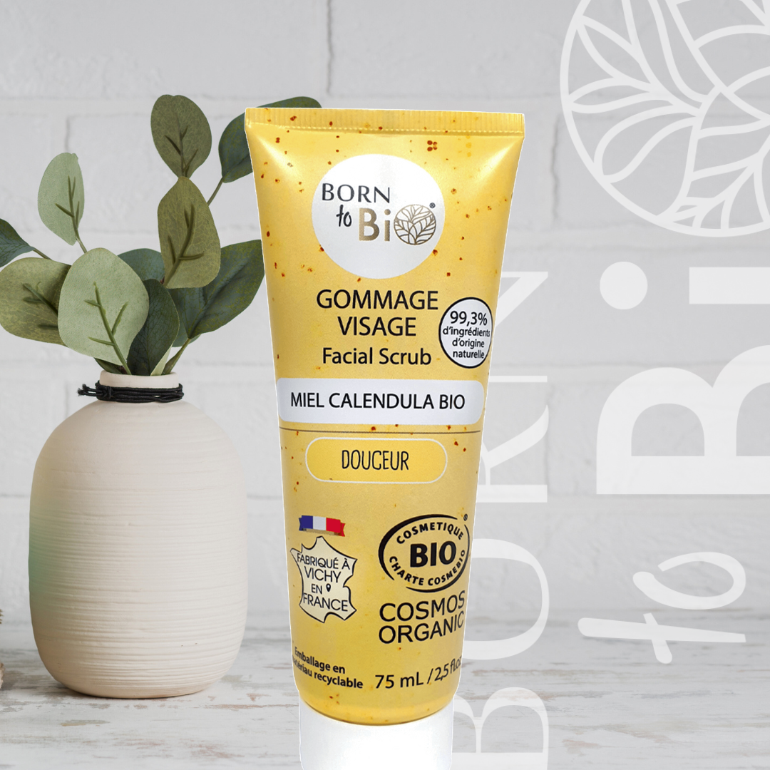 Gommage Visage Miel Calendula - Certifié bio-1