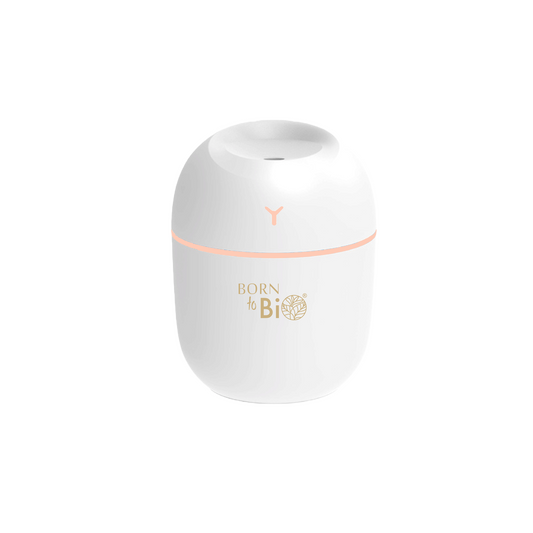 Humidificateur & diffuseur d'huiles essentielles nomade blanc-0