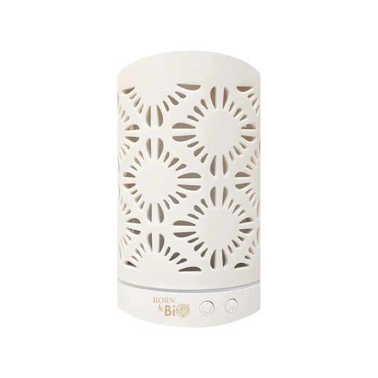Diffuseur d'huiles essentielles en céramique blanc-0