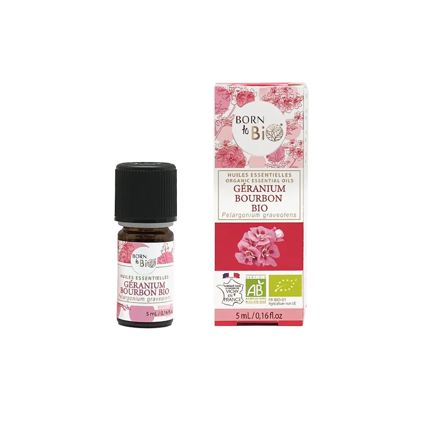 Huile essentielle Géranium Bourbon Certifiée Bio-0