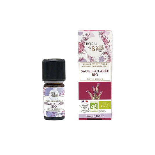 Huile essentielle Sauge Sclarée Certifiée Bio-0