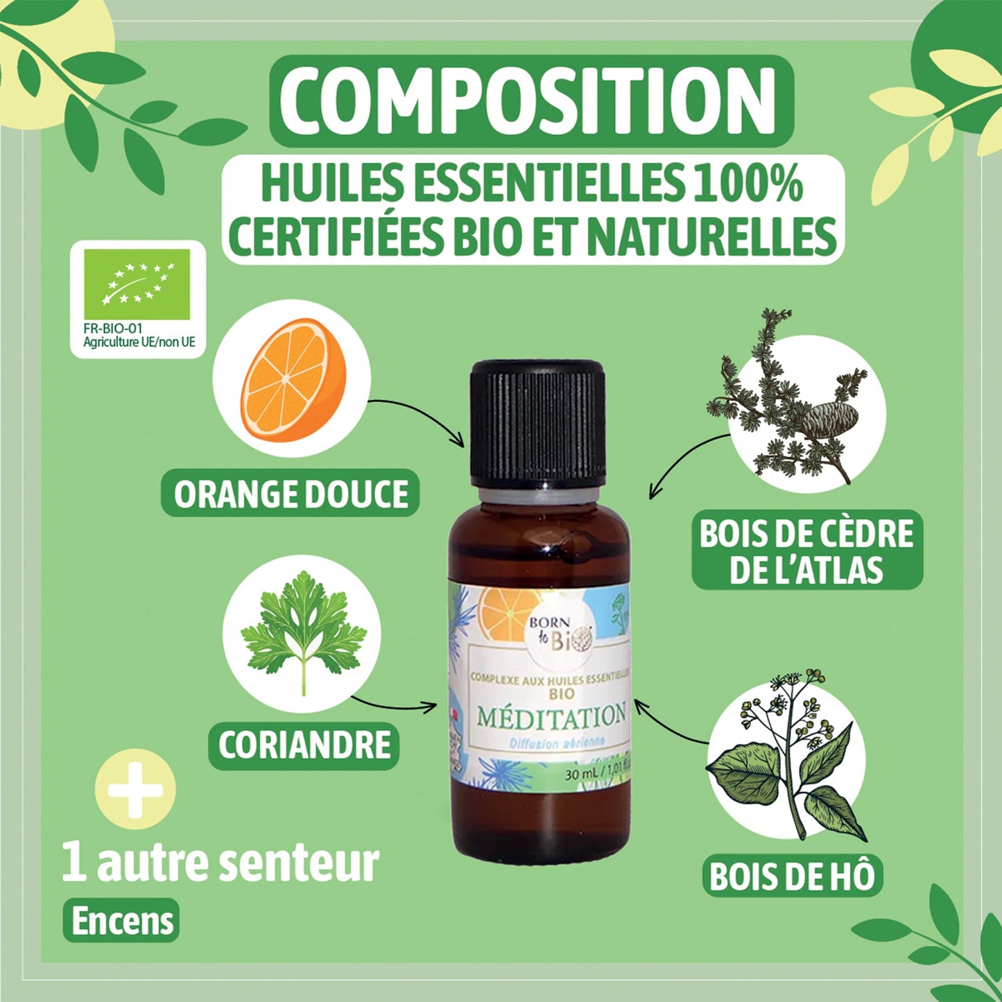 Méditation - Complexe aux huiles essentielles Bio-2