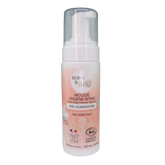 Mousse Hygiène Intime Miel et Guimauve - Certifiée Bio-0