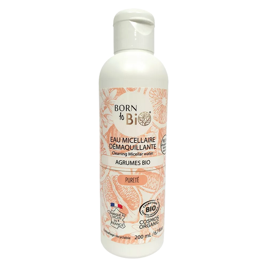 Citrus Micellar Makeup Remover Water 200mL - Certified organic-0