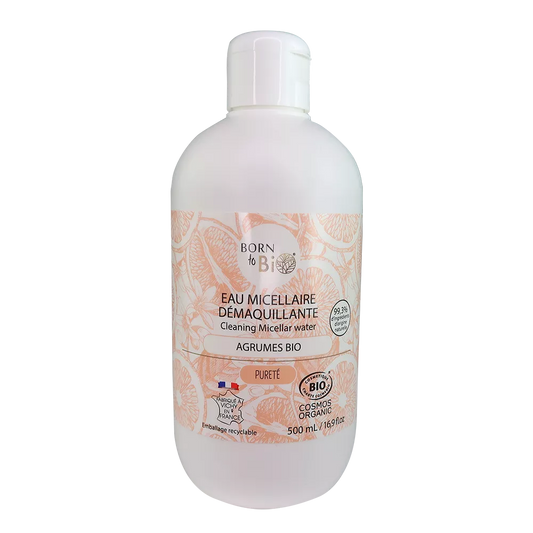 Eau Micellaire Démaquillante Agrumes 500mL - Certifiée bio-0