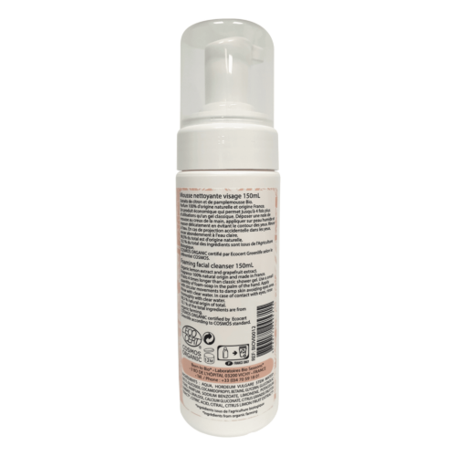 Mousse Nettoyante Visage Agrumes - Certifiée bio-1