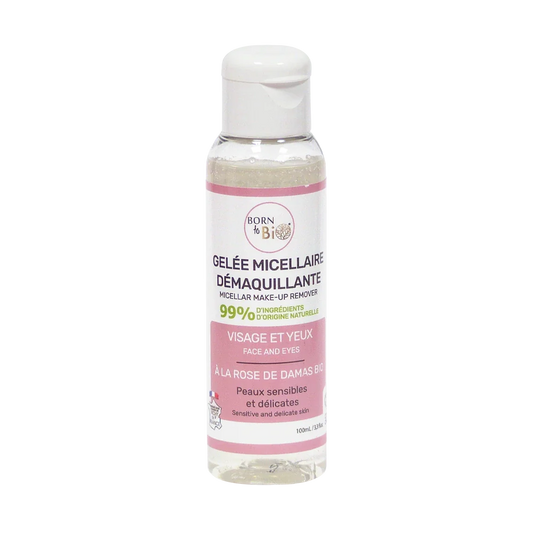 Gelée micellaire démaquillante  - À la Rose de Damas Certifiée Bio-0