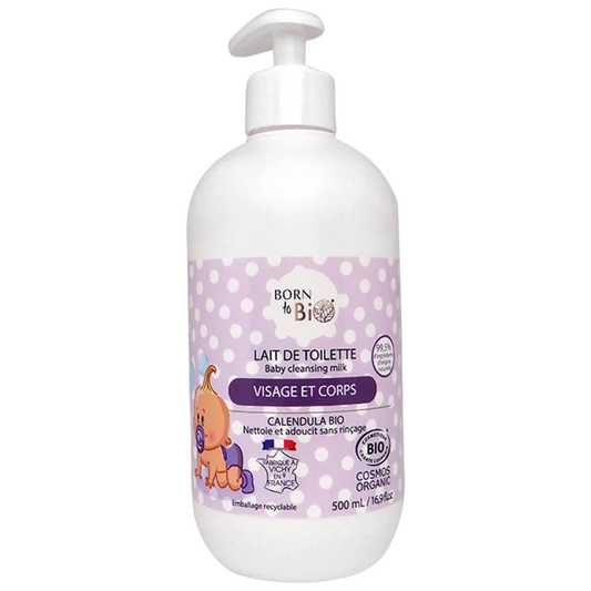 Lait de Toilette pour Bébé 500mL - Certifié bio-0