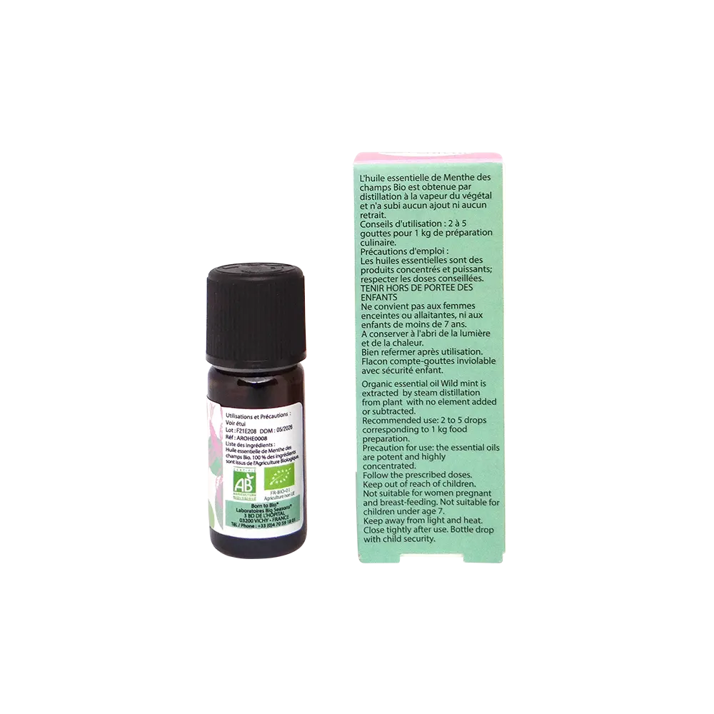 Huile essentielle Menthe des champs Certifiée Bio-1