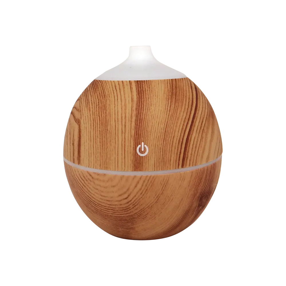 Humidificateur & diffuseur d'huiles essentielles aspect bois clair-0