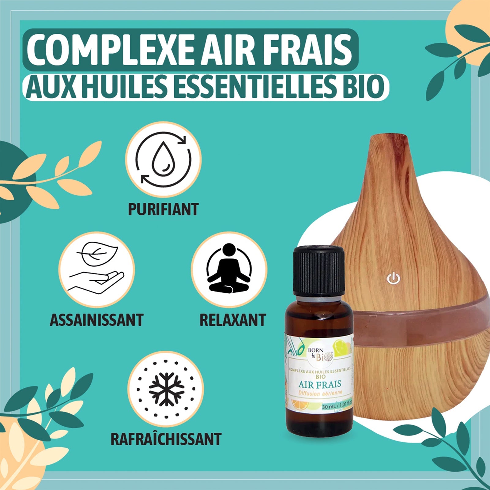 Air Frais - Complexe aux huiles essentielles Certifiées Bio-1