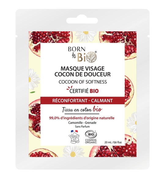Masque visage Cocon de Douceur en coton - Certifié Bio-0