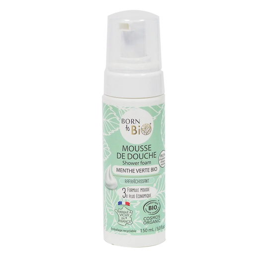 Mousse de Douche Menthe Verte - Certifiée bio-0