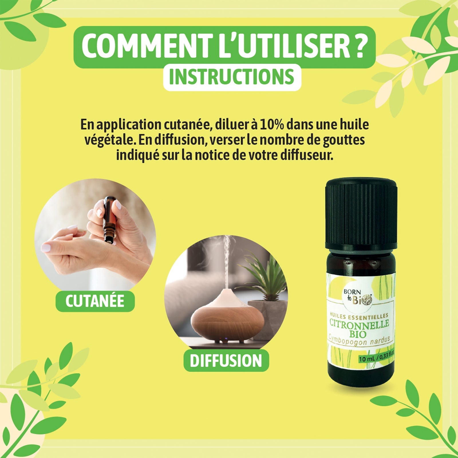 Huile essentielle Citronnelle Certifiée Bio-4