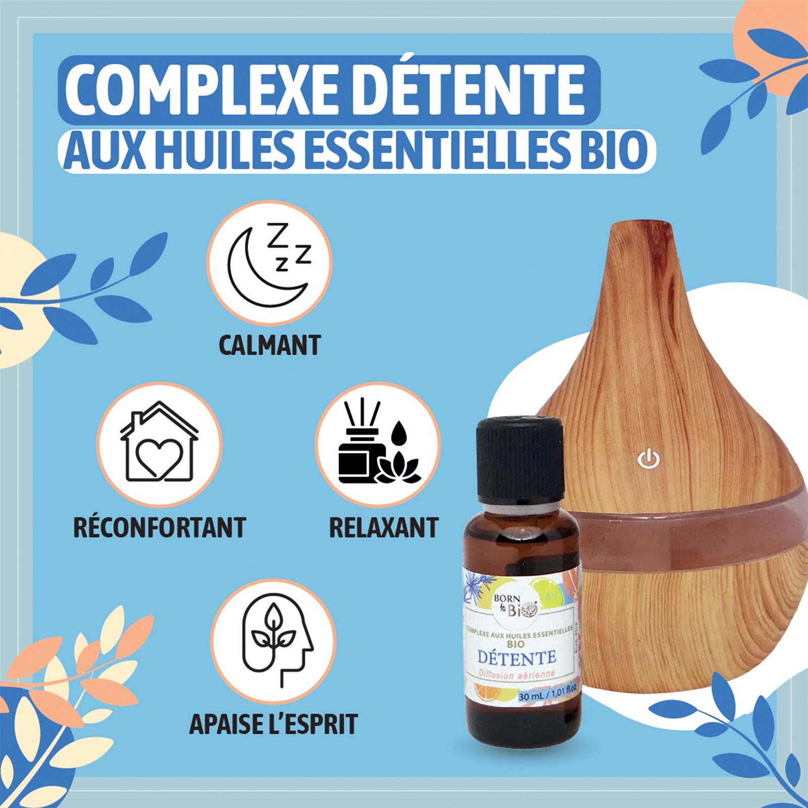 Détente - Complexe aux huiles essentielles Certifiées Bio-1