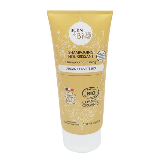 Shampooing Nourrissant Argan et Karité - Certifié bio-0
