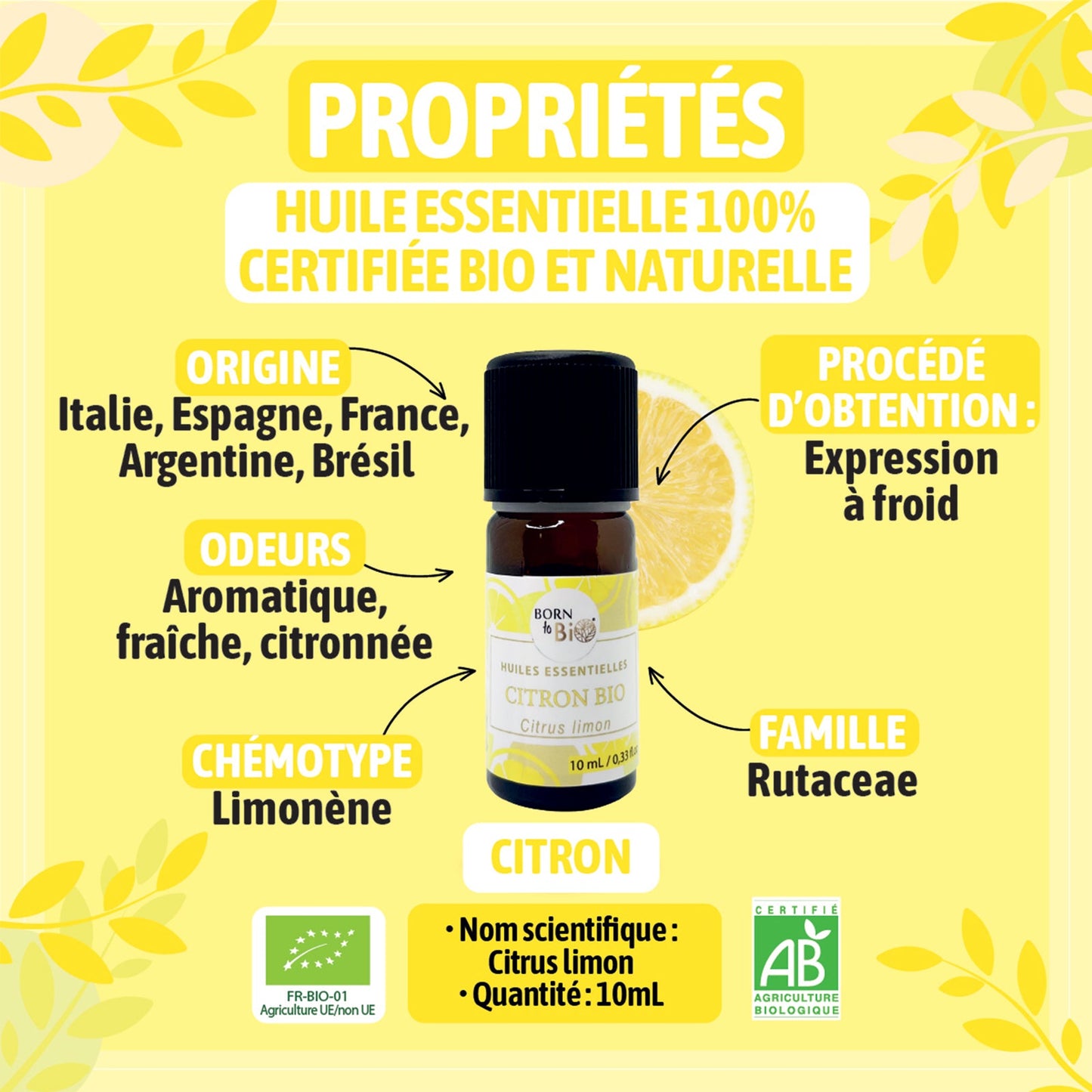 Huile essentielle Citron Certifiée Bio-2