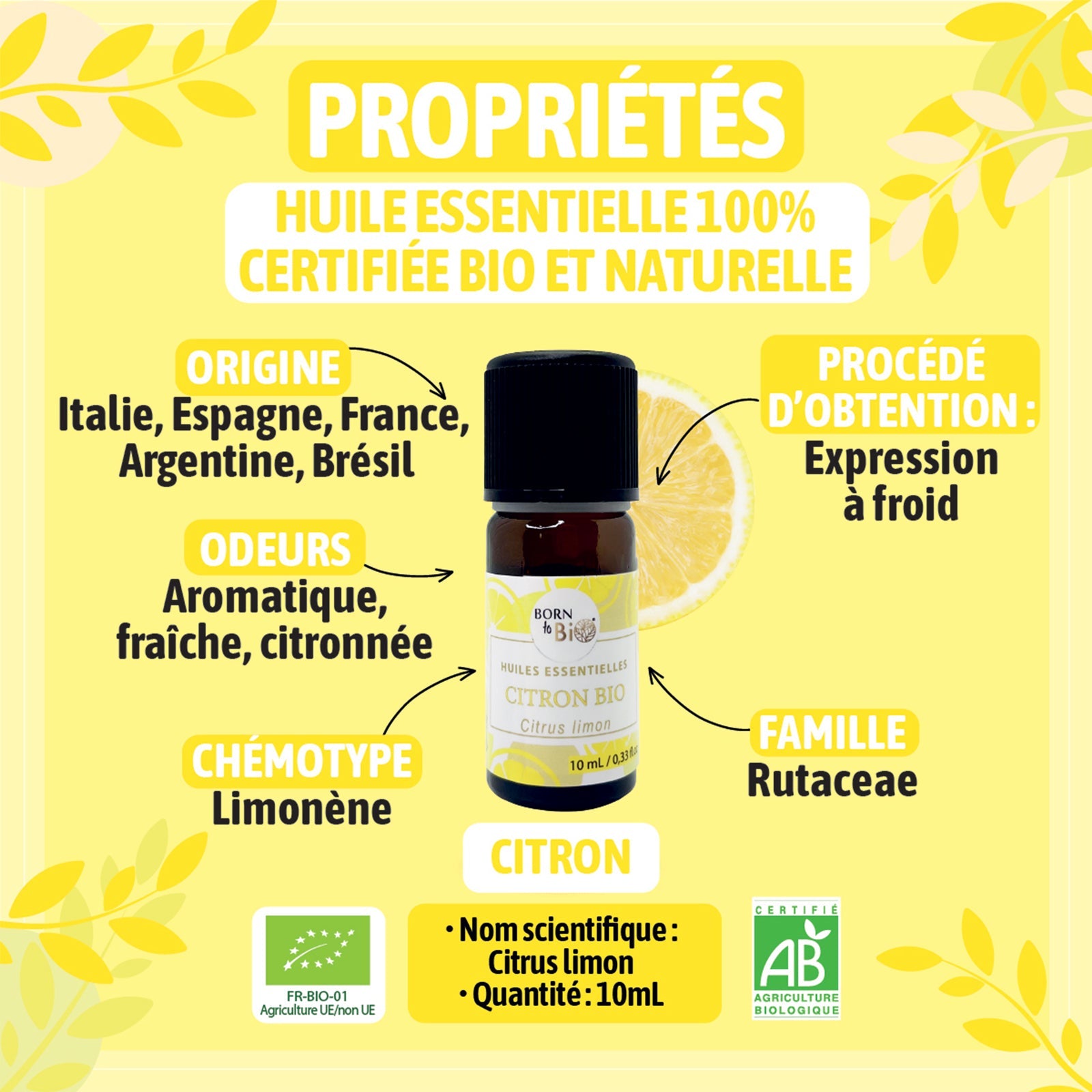 Huile essentielle Citron Certifiée Bio-2