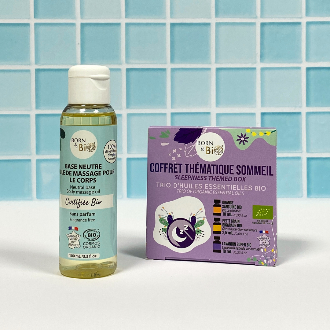 Coffret : huile de massage et kit d'huiles essentielles sommeil-2